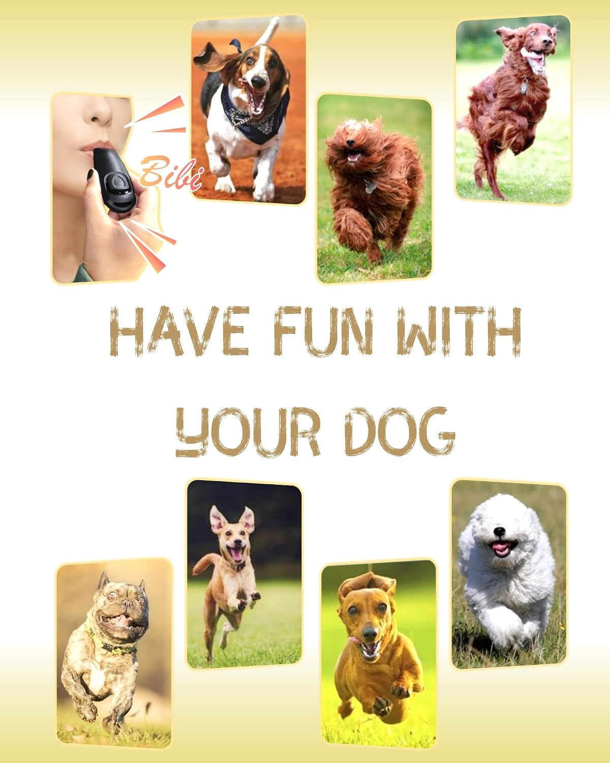 Dog Whistle Recall Training 2 Pack-Professional High Pitch-Can Be Heard by Human Ears
