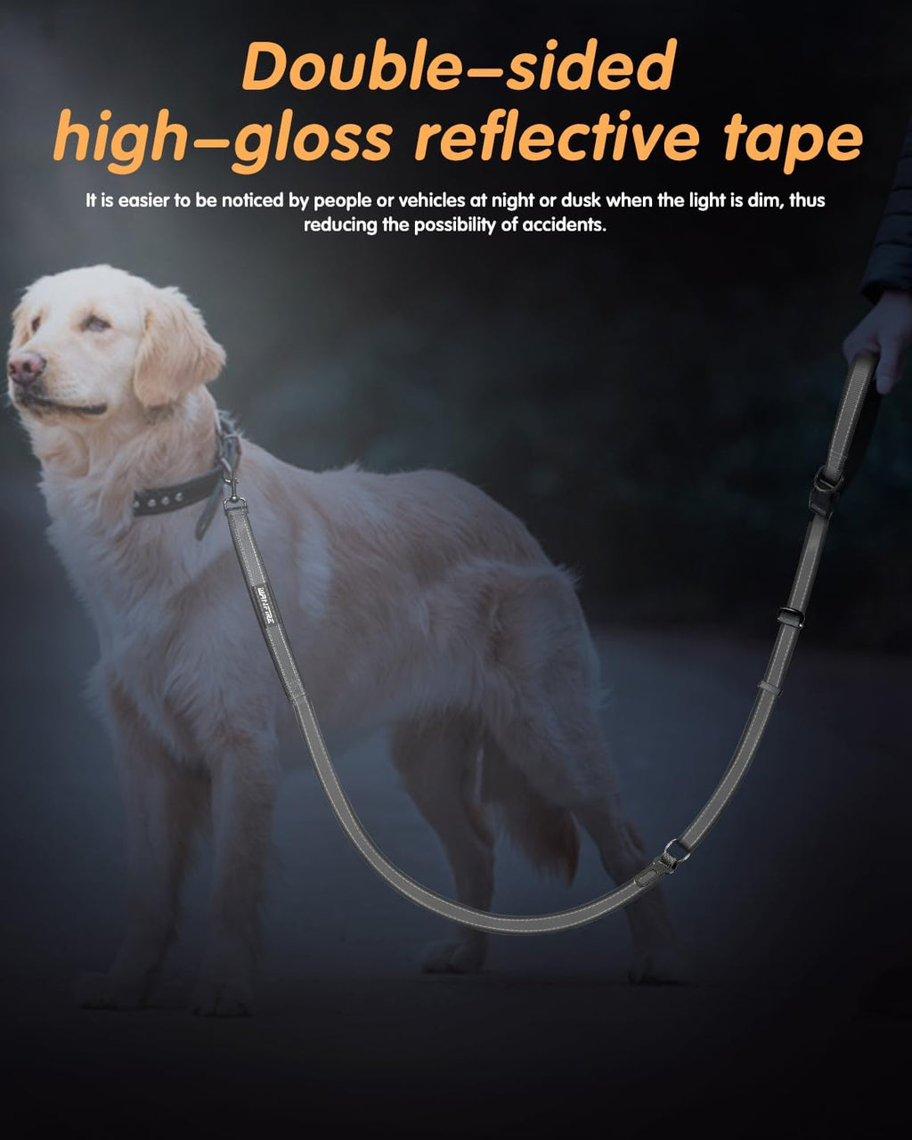 Hands Free Dog Lead, Multifunctional Crossbody Dog Lead