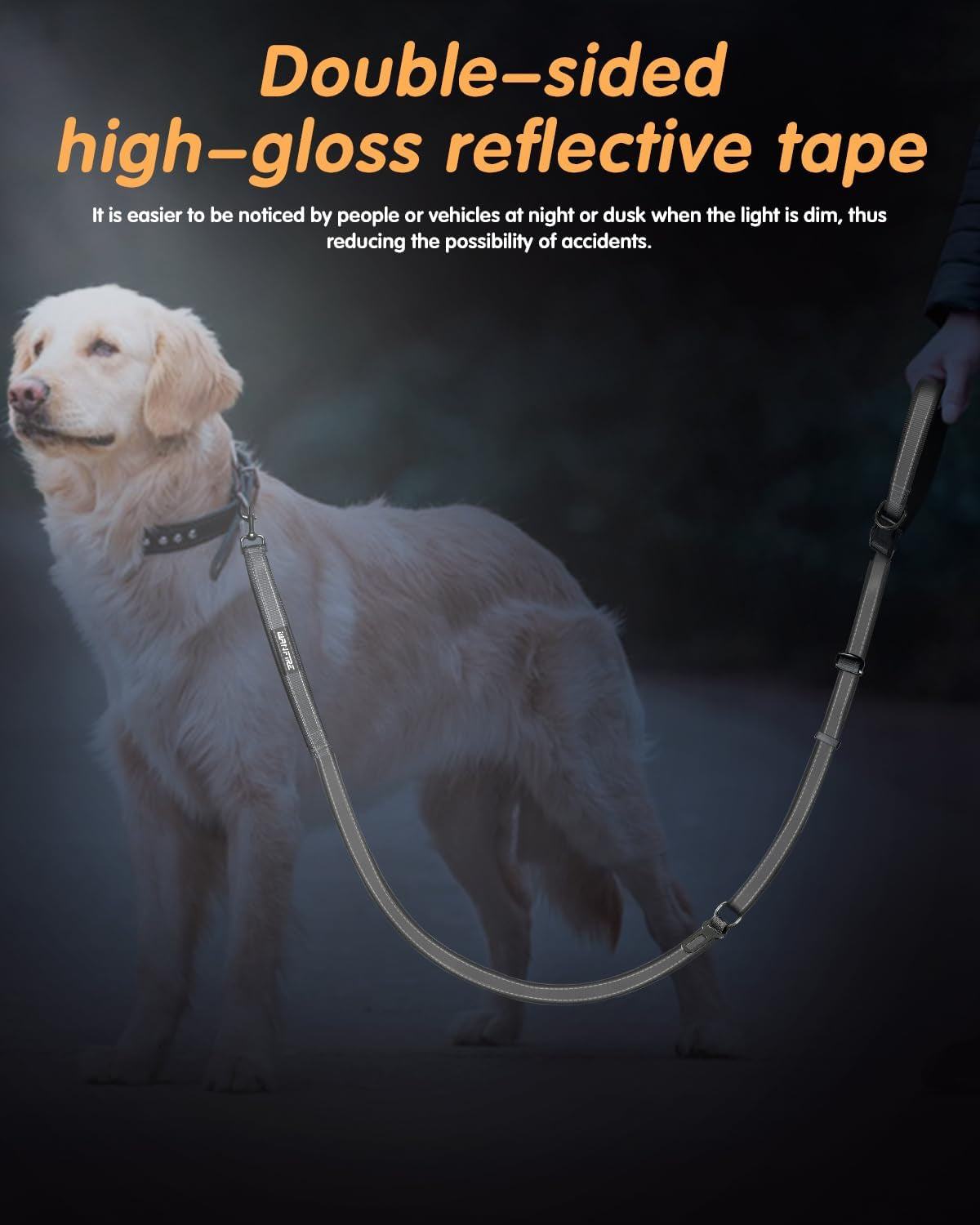 Hands Free Dog Lead, Multifunctional Crossbody Dog Lead