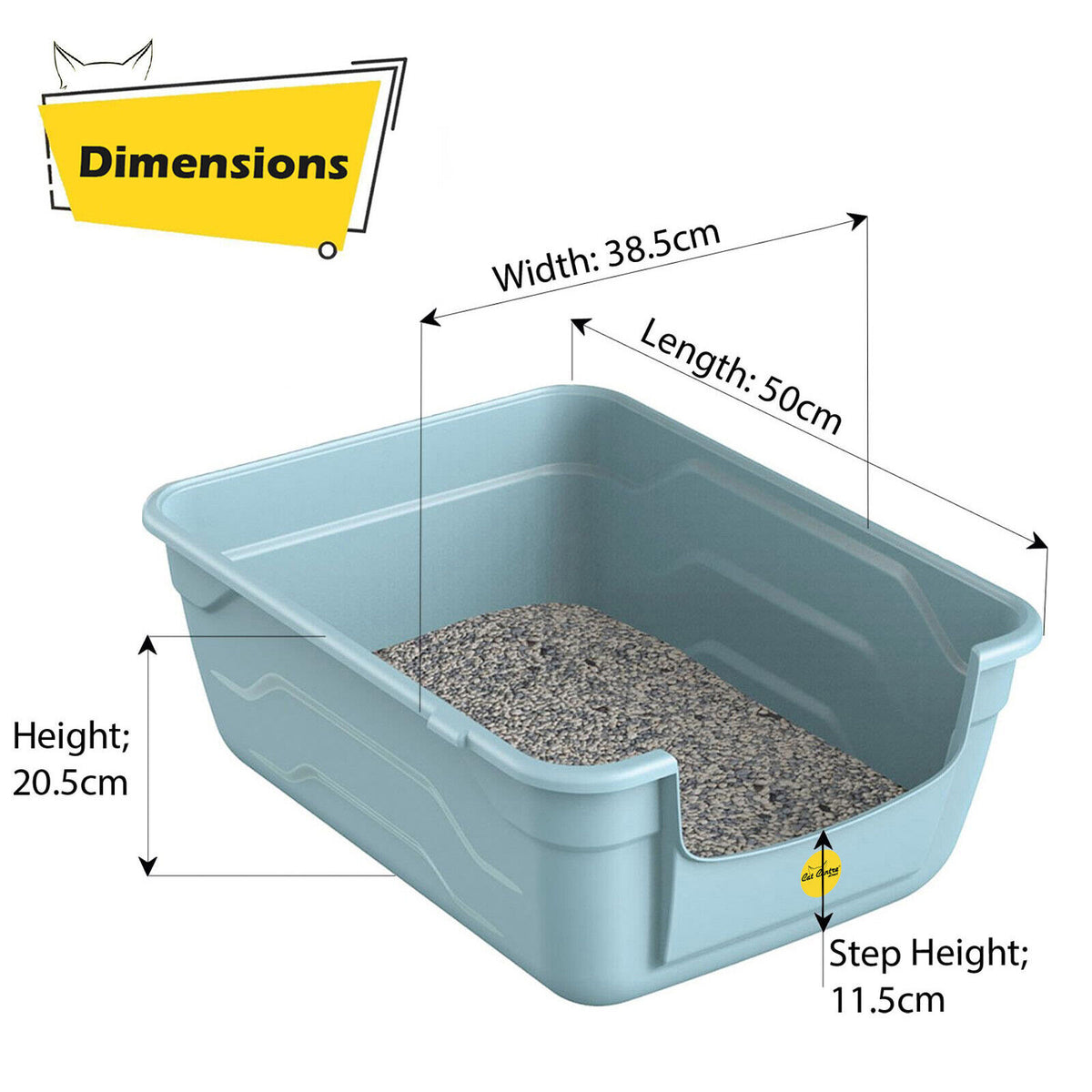 Large Cat Kitten Litter Tray Box High Sided UK Deep Toilet Loo Luxury Catcentre?