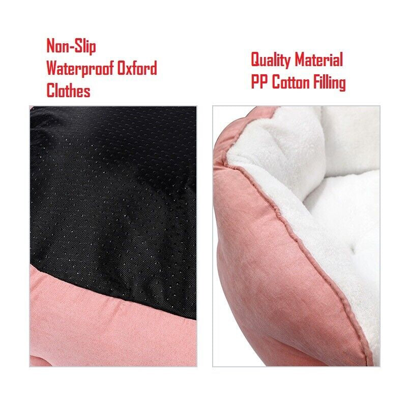 Dog Bed Cat Beds Soft Washable Fleece Puppy Cushion Warm Pet Basket Dog Bed