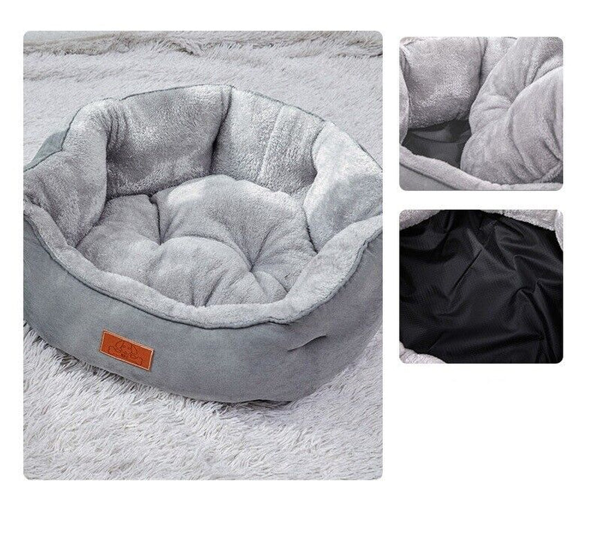 Dog Bed Cat Beds Soft Washable Fleece Puppy Cushion Warm Pet Basket Dog Bed