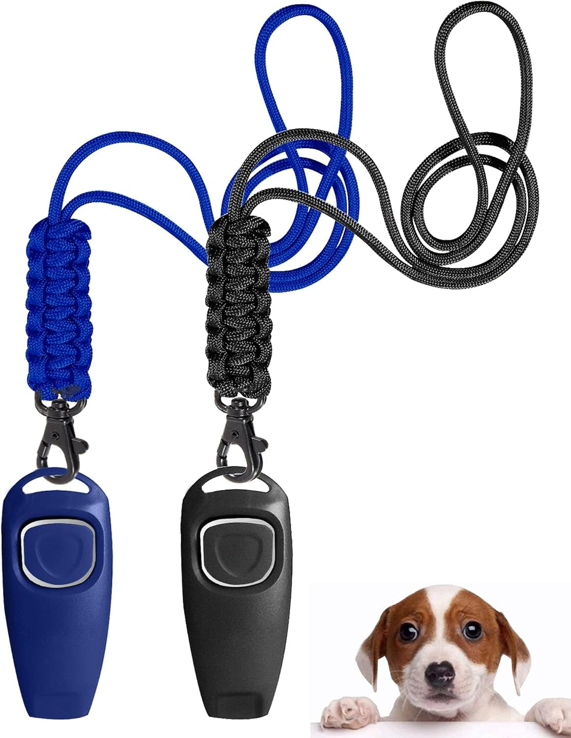 Dog Whistle Recall Training 2 Pack-Professional High Pitch-Can Be Heard by Human Ears